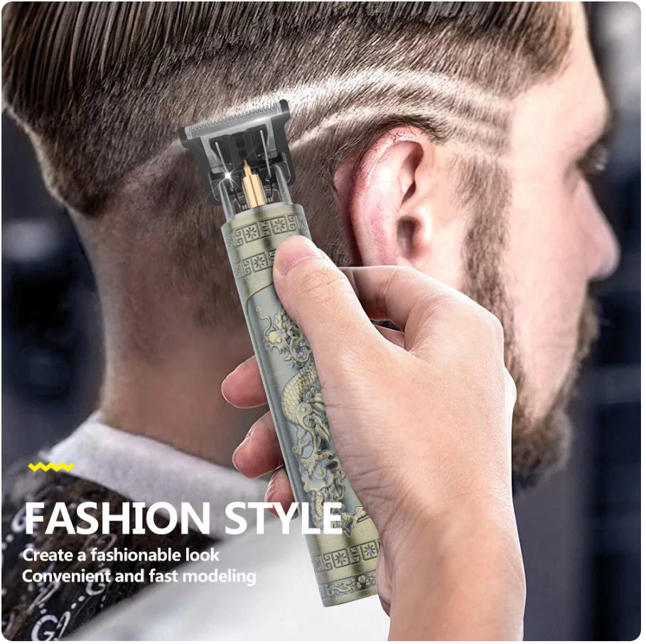Vintage T9 Electric Cordless Hair Cutting Machine Professional Hair Barber Trimmer For Men Clipper Shaver Beard Lighter